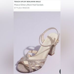 Benjamin Walk Touch Ups Maeve Gittery Block Heel Sandals